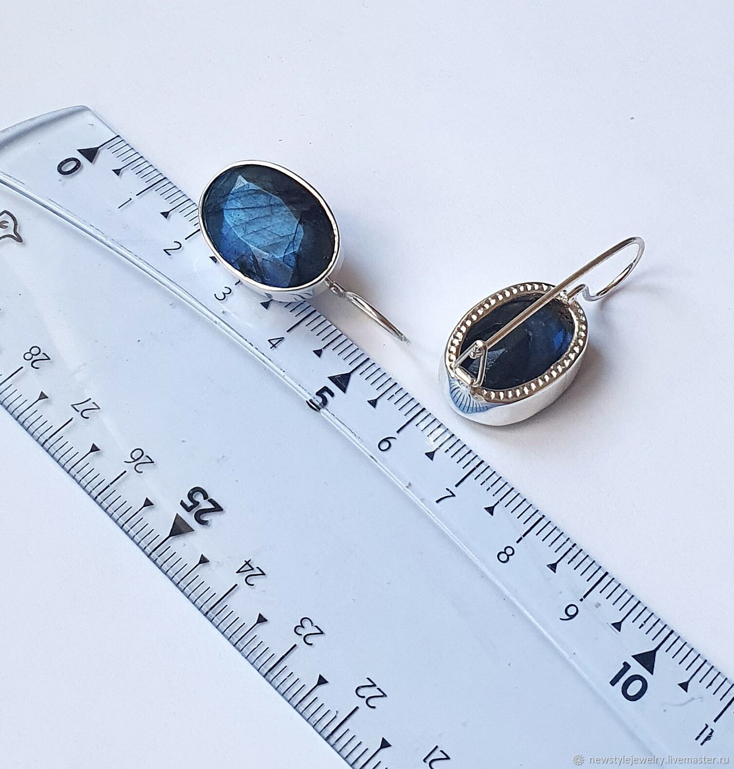 Серьги с лабрадором из серебра – заказать на Ярмарке Мастеров – N6EFYRU ...
