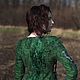 Зеленый жакет Пробуждение Дриады. Пиджаки. МОДНЫЙ ВОЙЛОК ОЛЬГИ ШУЛЯК ОДЕЖДА. Ярмарка Мастеров.  Фото №6