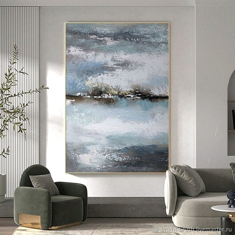 Абстрактные картины для интерьера Картины маслом Купить картину в ...