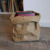Для дома и интерьера handmade. Livemaster - original item Basket-storage bag (36*20*20 see). Handmade.