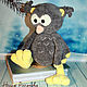 Soft toys: Plush owl. Owl knitted. Stuffed Toys. Nina Rogacheva 'North toy'. My Livemaster. Фото №4