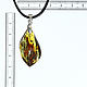 Amber pendant on a string ' Katarina'. Pendant. Baltic jeweler. Online shopping on My Livemaster.  Фото №2