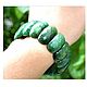 Bracelet African jade verdite green with a cut. Bead bracelet. naturalkavni. My Livemaster. Фото №4