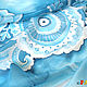 Necklace 'Turquoise Paisley' - batik. Wraps. studiya. My Livemaster. Фото №6
