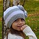 Knitted hat with bow, Caps, Tyumen,  Фото №1