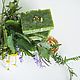 Order Soap from scratch grass Silk natural handmade green. soapy fun. Livemaster. . Soap Фото №3