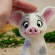 Felted toy Pig. Felted Toy. Felt toy fromKristina Antropova. My Livemaster. Фото №6