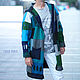Men's outerwear: Men's cardigan with a Boho hood. Mens outerwear. CUTE-KNIT by Nata Onipchenko. My Livemaster. Фото №4