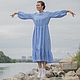 Платье льняное ОБЛАКА. Платья. CleverDress. Интернет-магазин Ярмарка Мастеров.  Фото №2