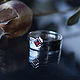 Набор из двух серебряных колец с гранатом. Кольца. Honey Hany Jewelry by Olga Khan. Ярмарка Мастеров.  Фото №5