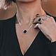 Серебряное колье с агатом. Колье. Jam Jewelry. Ярмарка Мастеров.  Фото №5