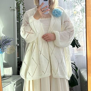 Одежда ручной работы. Ярмарка Мастеров - ручная работа Кардиган Нежность. Handmade.