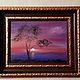 Oil painting "Seascape. Purple". Pictures. Picturesque joy Zorina Nadejda. My Livemaster. Фото №4