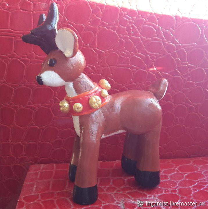 Фигурка оленя в интернет-магазине на Ярмарке Мастеров | Статуэтки ...