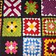 Granny Square Blanket - Modern Vintage Throw. Accessories4. Gabel. Online shopping on My Livemaster.  Фото №2