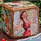 Pin-up girl - интерьерный кубик, Элементы интерьера, Омск,  Фото №1