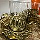Set 'Bronze flowers', Art Nouveau, France. Vintage mugs. Dutch West - Indian Company. Online shopping on My Livemaster.  Фото №2