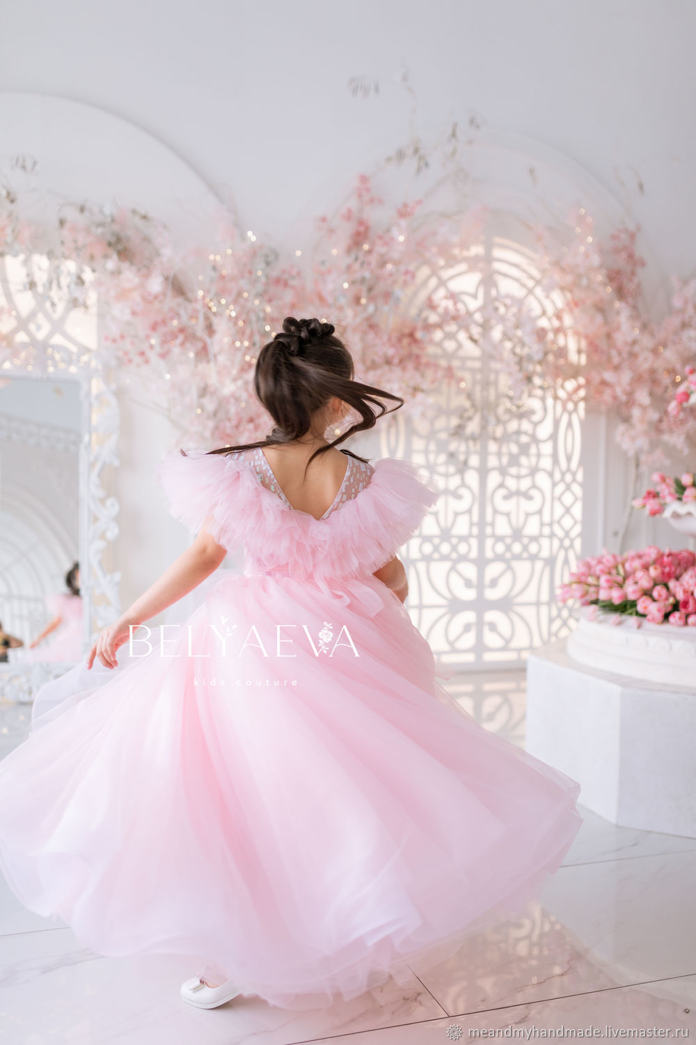 Длинное платье для девочки "Аврора" в интернет-магазине на Ярмарке ...