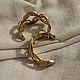 Винтаж: Серьги-кольца крупные 1928 Jewelry - Фантастическое золото. Серьги винтажные. Винтажные сокровища. Ярмарка Мастеров.  Фото №5