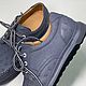 Topsiders made of genuine ostrich leather, in gray!. Boat shoes. SHOES&BAGS. My Livemaster. Фото №6