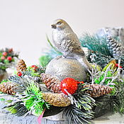 Сувениры и подарки handmade. Livemaster - original item The Christmas Bird table decoration on the end of it. Handmade.