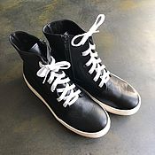 Обувь ручной работы handmade. Livemaster - original item High-top sneakers 