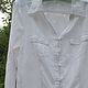 Blouse, gauze,cotton. Summer tunic, boho, Vintage blouses, Samara,  Фото №1