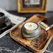 Сувениры и подарки handmade. Livemaster - original item Aroma candle black 