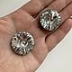 Винтаж:  Две крупные пуговицы кристаллы Swarovski. Пуговицы винтажные. *¨¨*:·.Vintage Box.·:*¨¨*. Ярмарка Мастеров.  Фото №6