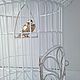 Cage with a bird for compositions. Stand. alexbrik. My Livemaster. Фото №4