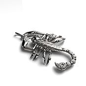 Украшения handmade. Livemaster - original item Pendant: Scorpion made of 925 silver (P26). Handmade.