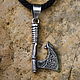 Order Axe axe Perun silver 925. kot-bayun. Livemaster. . Bead bracelet Фото №3