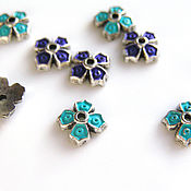 Материалы для творчества handmade. Livemaster - original item Accessories for jewelry: caps for coated beads. Handmade.