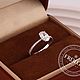 Помолвочное кольцо с бриллиантом 1 карат. Кольцо помолвочное. FROLOF JEWELRY. Ярмарка Мастеров.  Фото №8