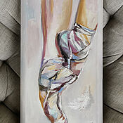 Картины и панно handmade. Livemaster - original item Oil painting of a ballerina on canvas. Handmade.