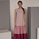Gradient linen dress with wings in pink. Dresses. molinialife. Online shopping on My Livemaster.  Фото №2