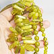 Beads Yellow-green jade 57 cm. Beads2. Selberiya shop. Online shopping on My Livemaster.  Фото №2