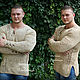 Мужская рубашка из коллекции  "Велес". Mens shirts. Shop Natalia Glebovskaya. Online shopping on My Livemaster.  Фото №2