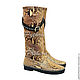 Boots made from Python REGATA. High Boots. Exotic Workshop Python Fashion. Online shopping on My Livemaster.  Фото №2