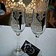 Glasses silhouettes, Wedding glasses, Tomsk,  Фото №1