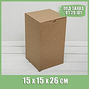 Коробка для капкейков/маффинов на 12 шт, с прозрачным окошком, крафт