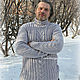 Men's sweater'Akvilon '. Mens sweaters. Shop Natalia Glebovskaya. My Livemaster. Фото №4