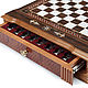 #Handmade chess 'castle' (color: wenge) 2621-shz. Chess. lavnard. Online shopping on My Livemaster.  Фото №2