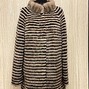 Одежда handmade. Livemaster - original item Fur combined coat 