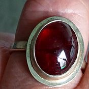 Украшения handmade. Livemaster - original item Ring Garnet. Handmade.