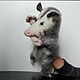A toy for the hand of possums. Theatrical puppets for the puppet theater. Puppet show. AnzhWoolToy (AnzhelikaK). My Livemaster. Фото №5