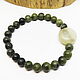 Bracelet made of serpentine and jade River pellet. Bead bracelet. Selberiya shop. Online shopping on My Livemaster.  Фото №2